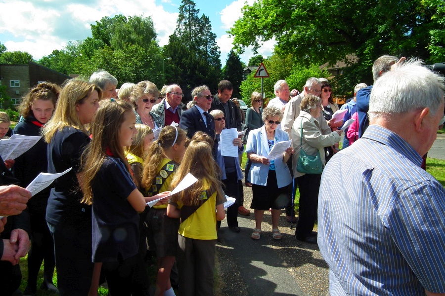 Some of the villagers attending the ceremony